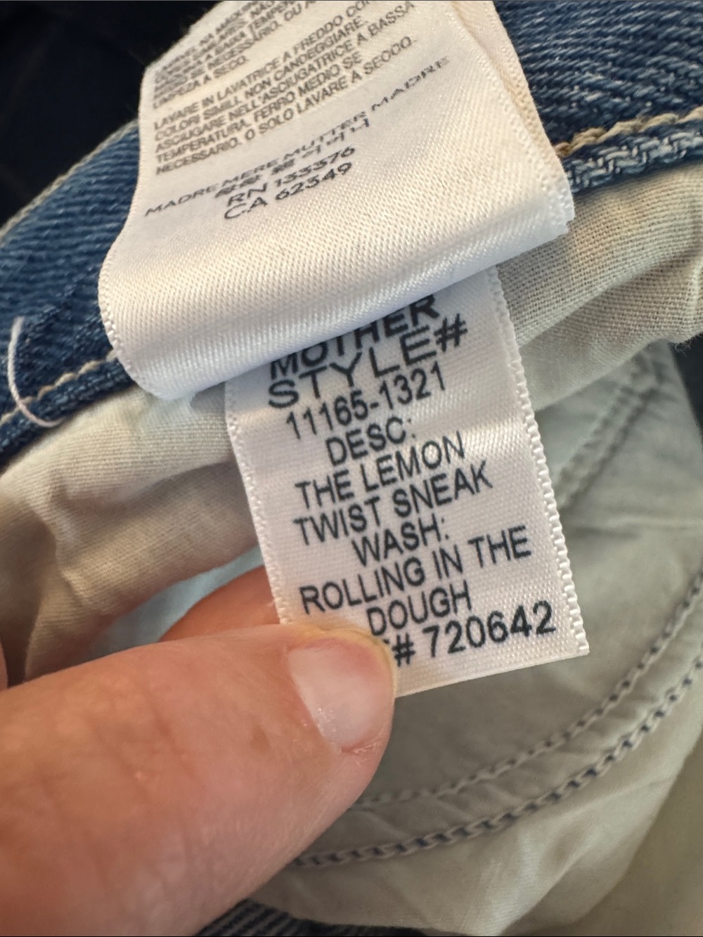 Mother Jeans SNACKS The Lemon Twist Wide Leg Jeans/ Rolling in The Dough/ 27 NWT - Picture 10 of 15